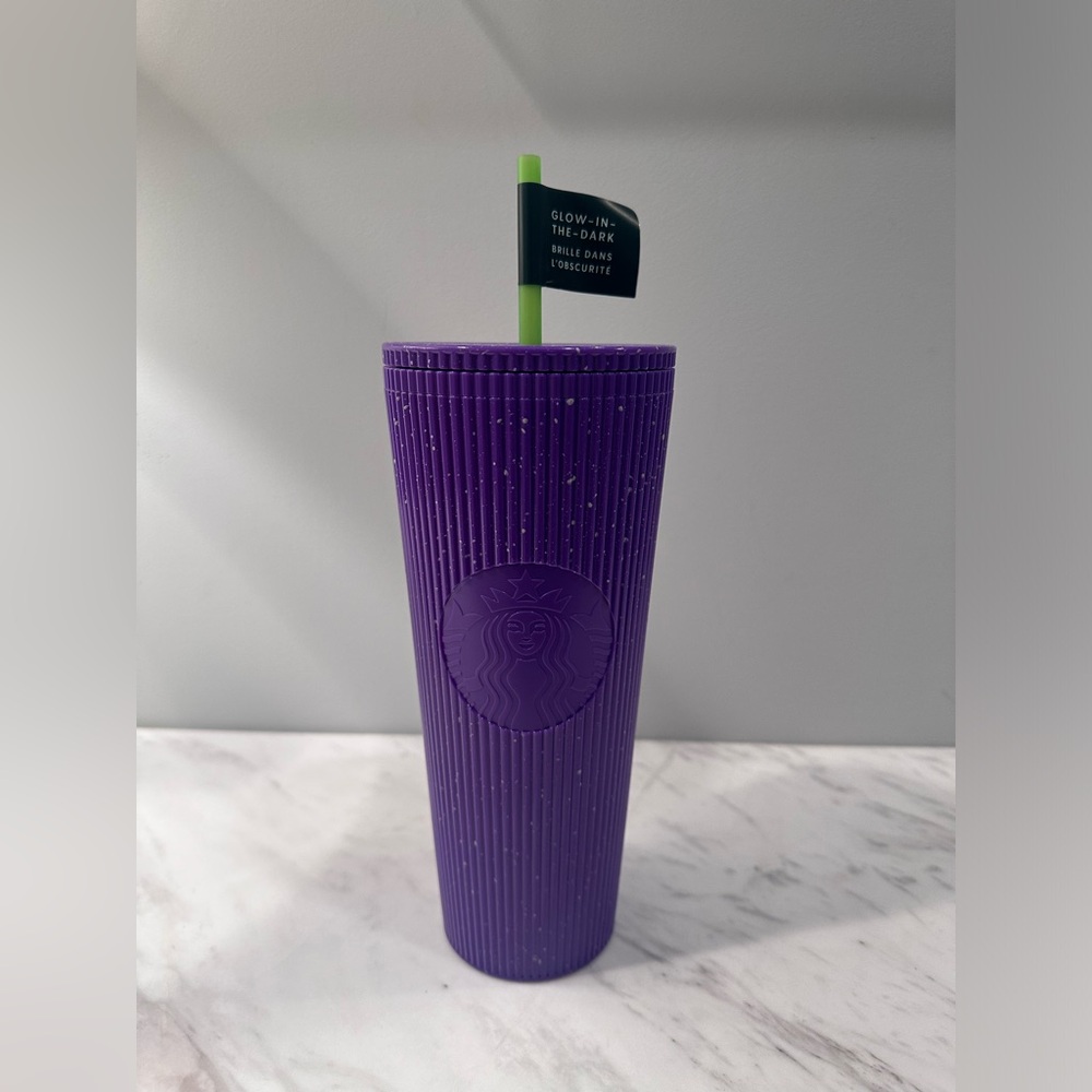 Starbucks Purple Potion Glow-in-the-Dark Cold Cup 24oz Venti Halloween